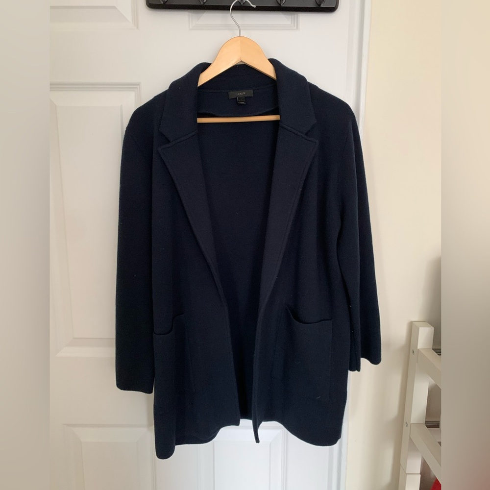 JCrew sweater blazer size large